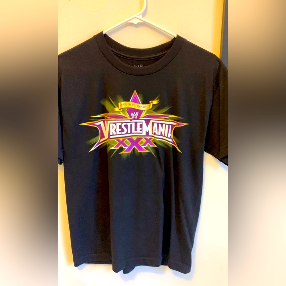 Vtg Wrestlemania 30 “I Was There” T- Shirt Authentic - Youth Large/Adult Small